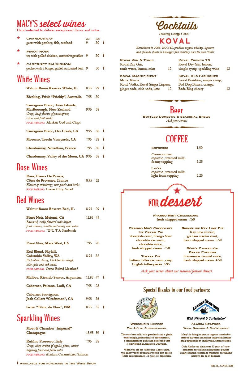 Walnut Room Chicago Gluten Free Menu Walnut Room Chicago Gluten Free Menu